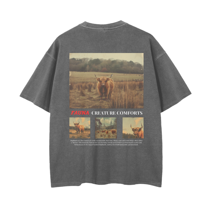 Highland Cow Magazine Tee