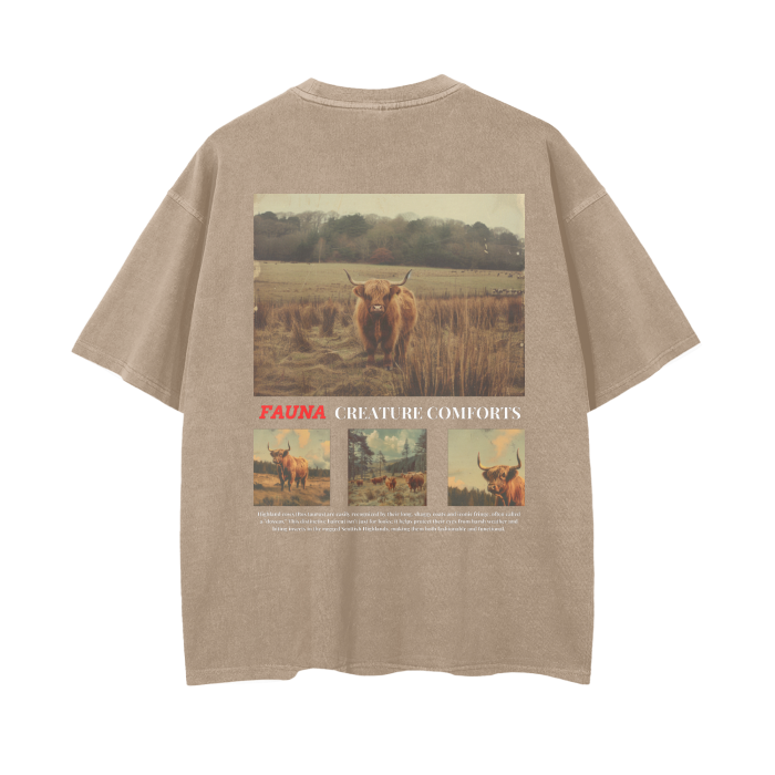 Highland Cow Magazine Tee