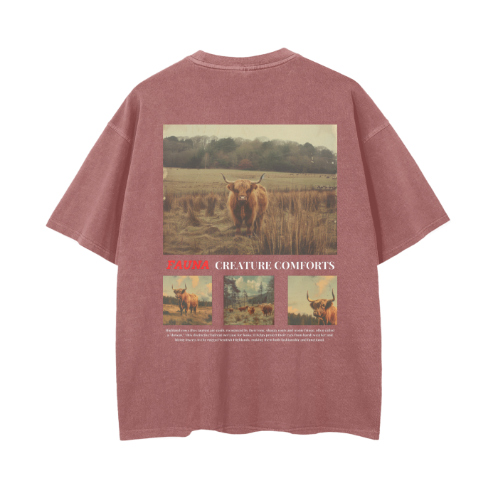 Highland Cow Magazine Tee